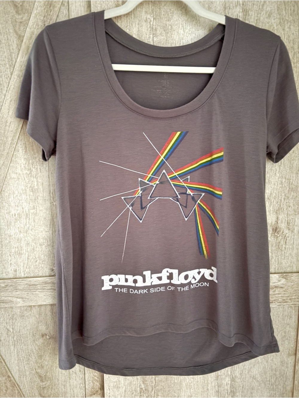 Pink Floyd Dark Side of the Moon Graphic Tee - Gray